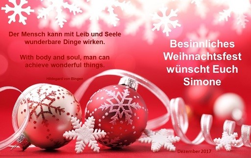 Weihnachtsgruß der Selbsthilfegruppe 2017