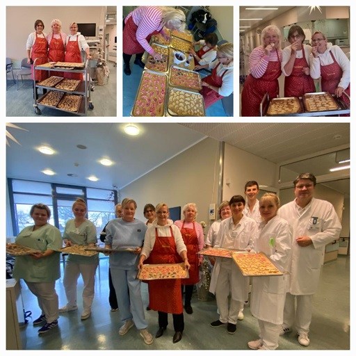 Plätzchenbacken auf der onkologischen Station in Dessau
