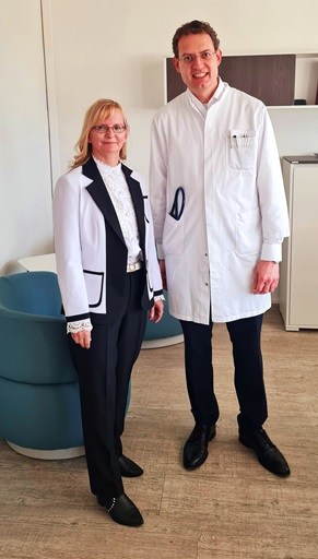 Austausch mit Prof. Heuser an der Universitätsklinik Halle