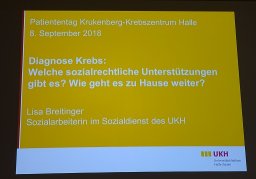 Patiententag des Krukenberg-Krebszentrums Halle 2018