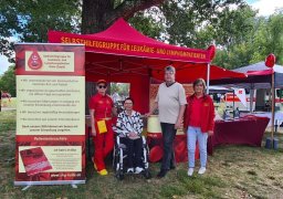 Besuch durch Silke und Stefan an unserem Stand