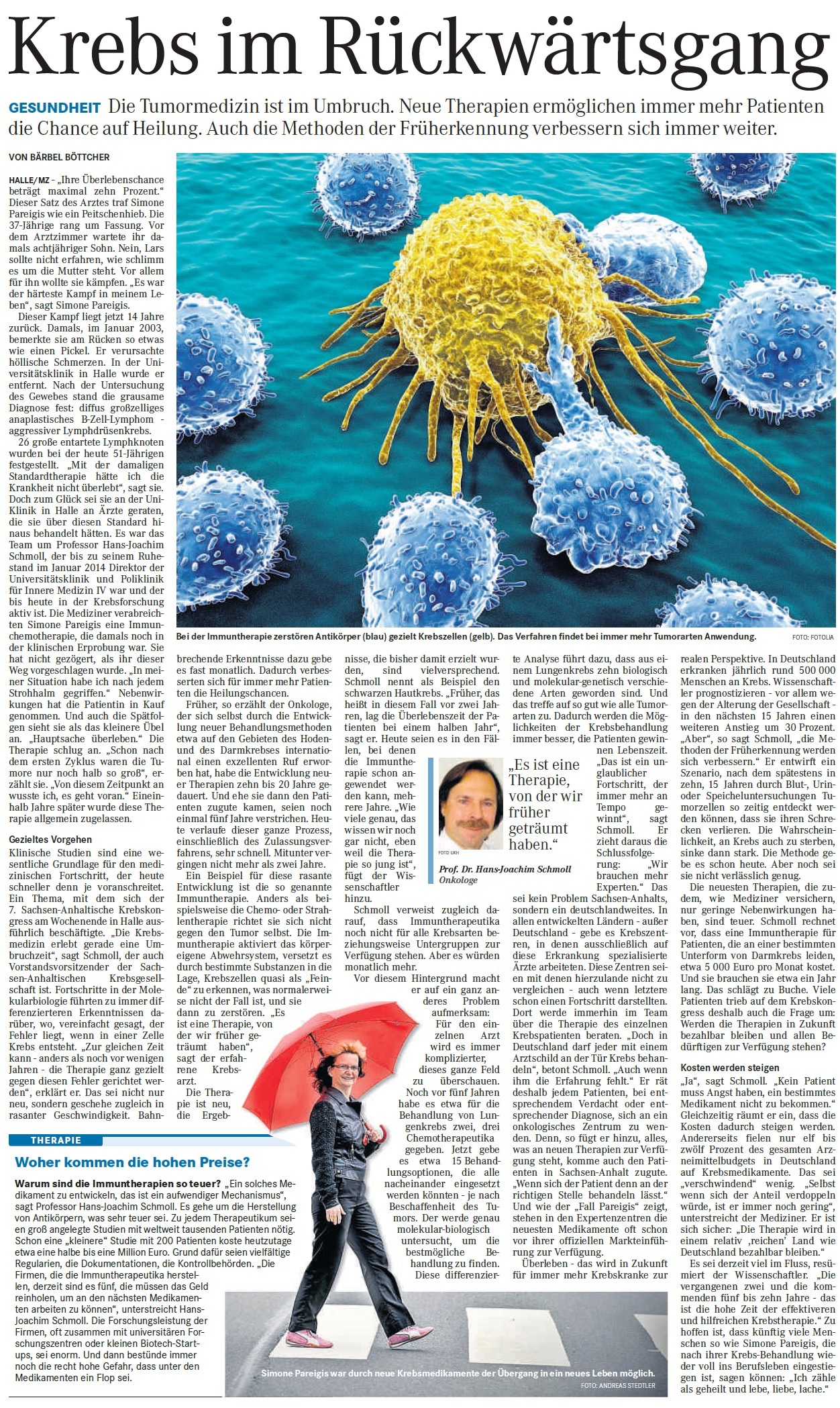 Zeitungsartikel der Mitteldeutschen Zeitung vom 13.03.2017